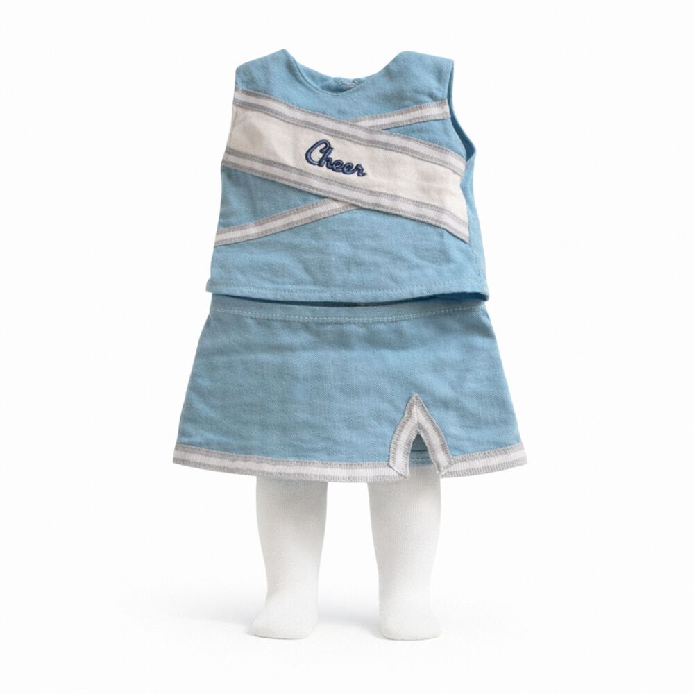 American Girl Doll 2008 Go Team Cheer Gear Blue Cheerleading Outfit Set
